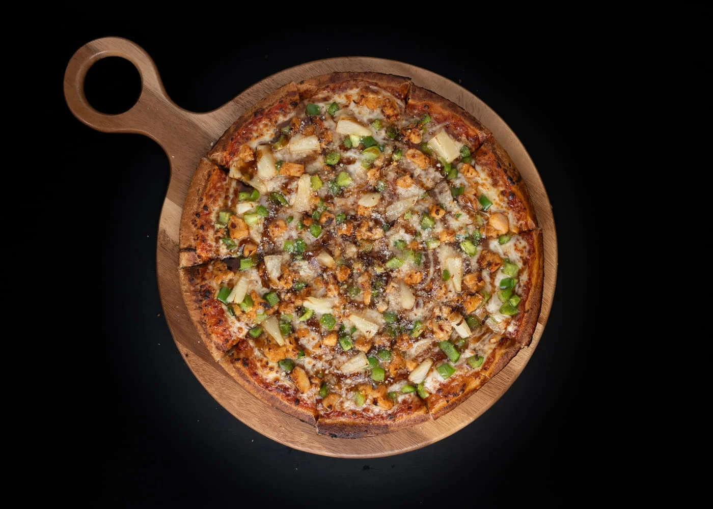 Margherita oven-baked pizza at 8 Stone Pizza Mill Woods Edmonton
