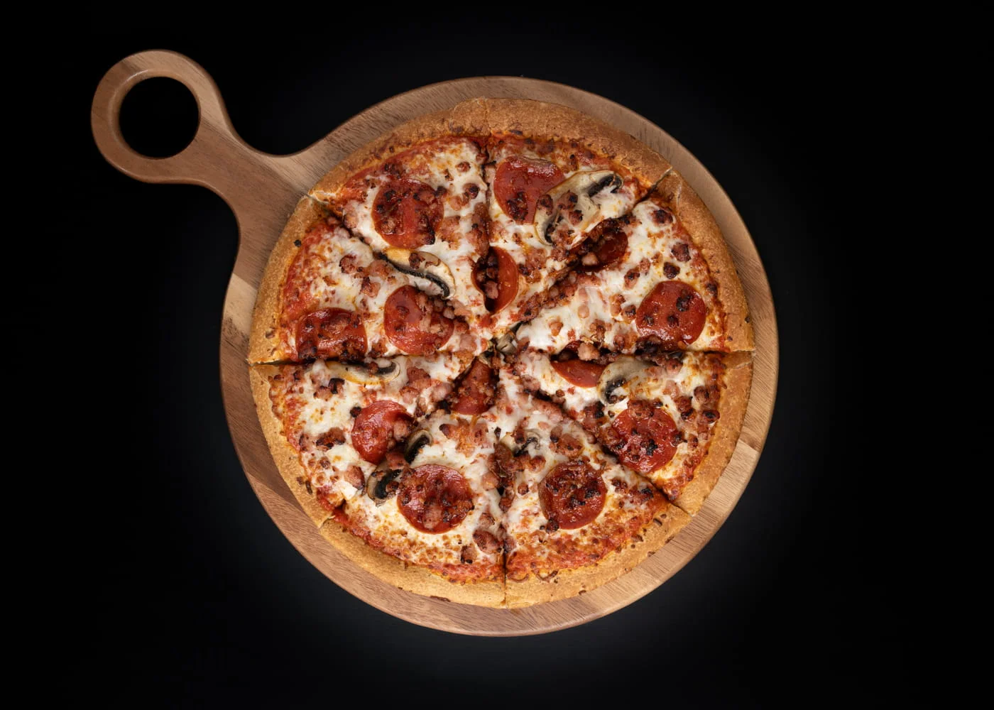 Canadian Pizza at 8 Stone Pizza in Mill Woods, Edmonton