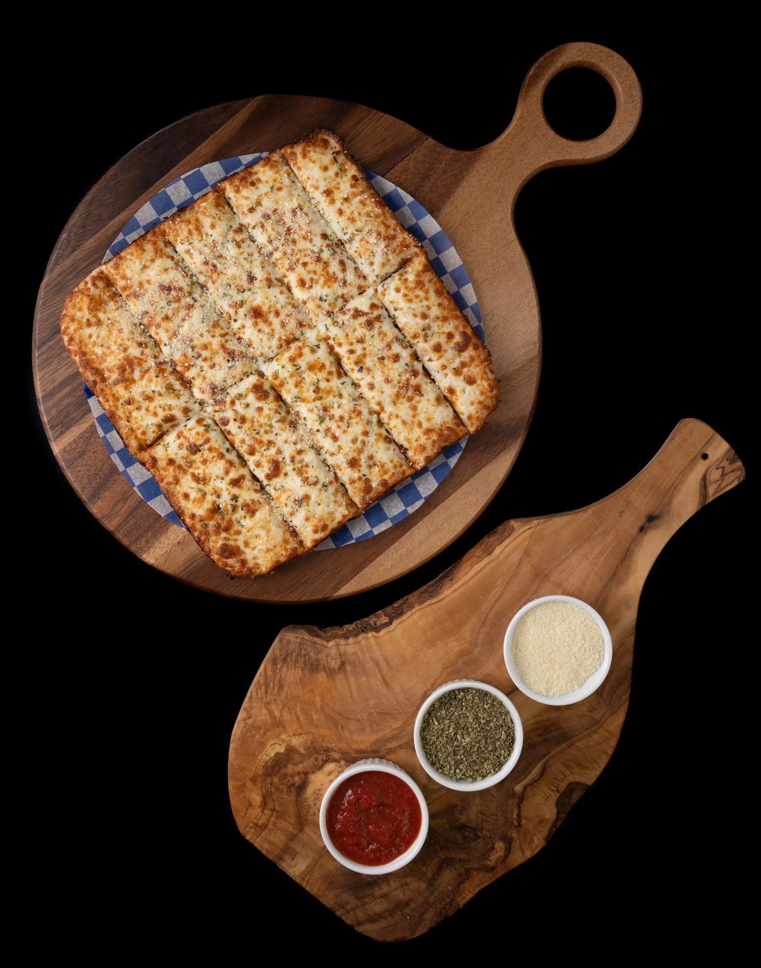 Garlic cheese bread at 8 Stone Pizza, Edmonton southeast