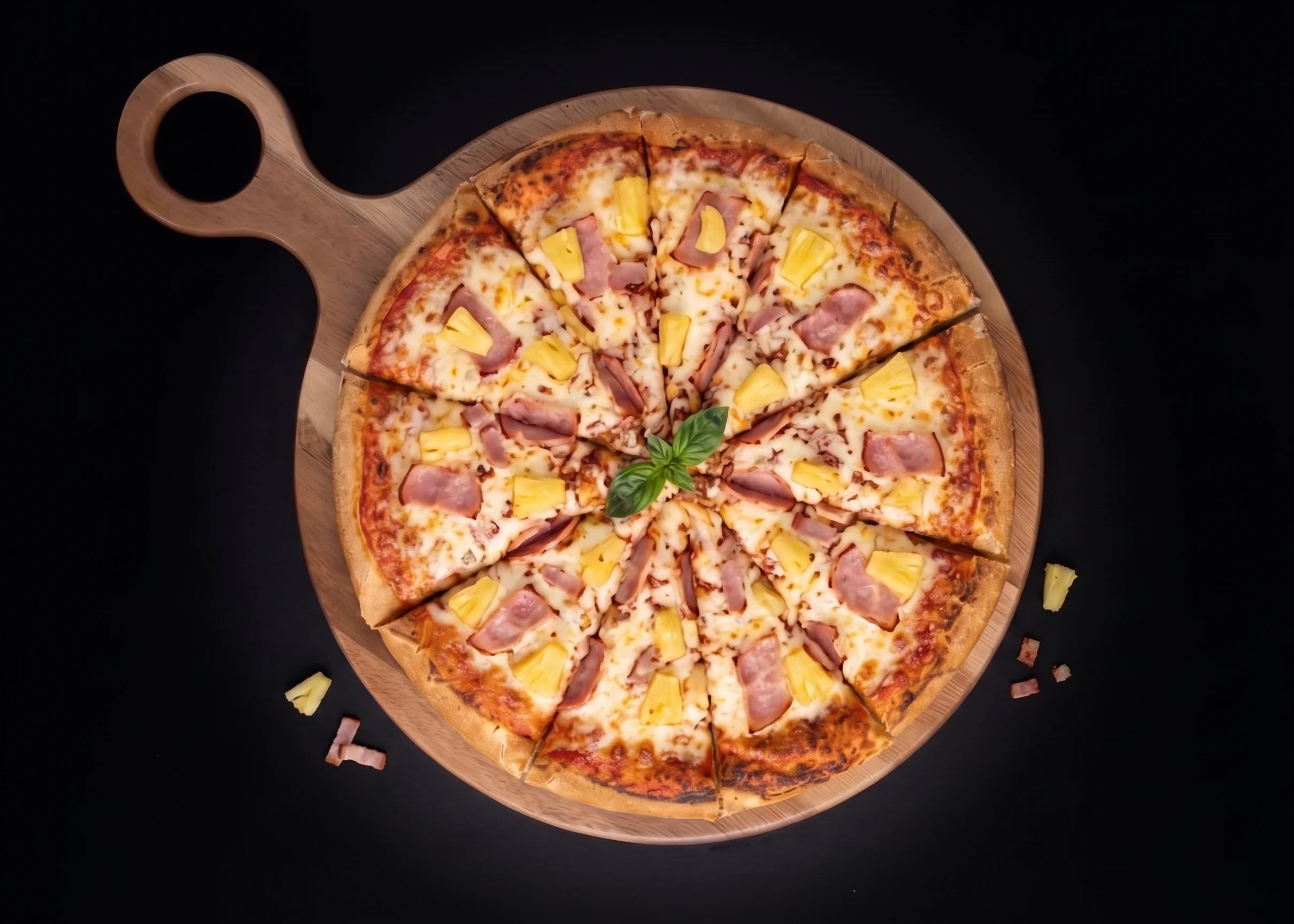 Hawaiian Pizza at 8 Stone Pizza in Mill Woods, Edmonton